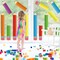 12PCS Colorful Pencil Bulletin Board Decorations – Back to School Classroom Cutouts for Windows, Doors, Chalkboard & Wall Decor | First Day of School Party & Classroom Supplies